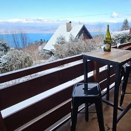 Chalet Les Alpages Vue Panoramique Sur Le Leman Thollon-les-Memises