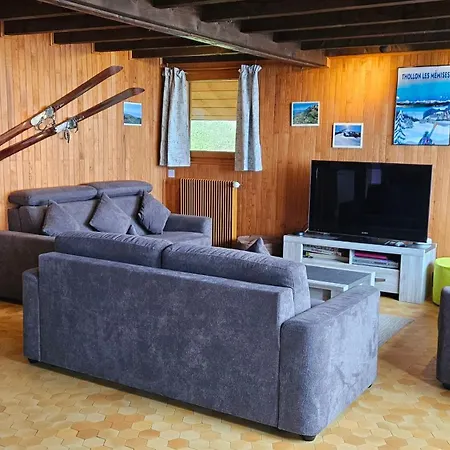 בקתה Les Alpages Vue Panoramique Sur Le Leman Thollon-les-Memises
