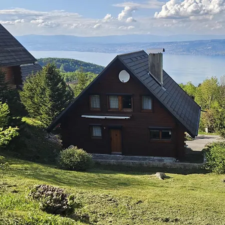 Les Alpages Vue Panoramique Sur Le Leman בקתה Thollon-les-Memises
